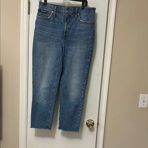 Madewell Blue Straight-Leg Jeans